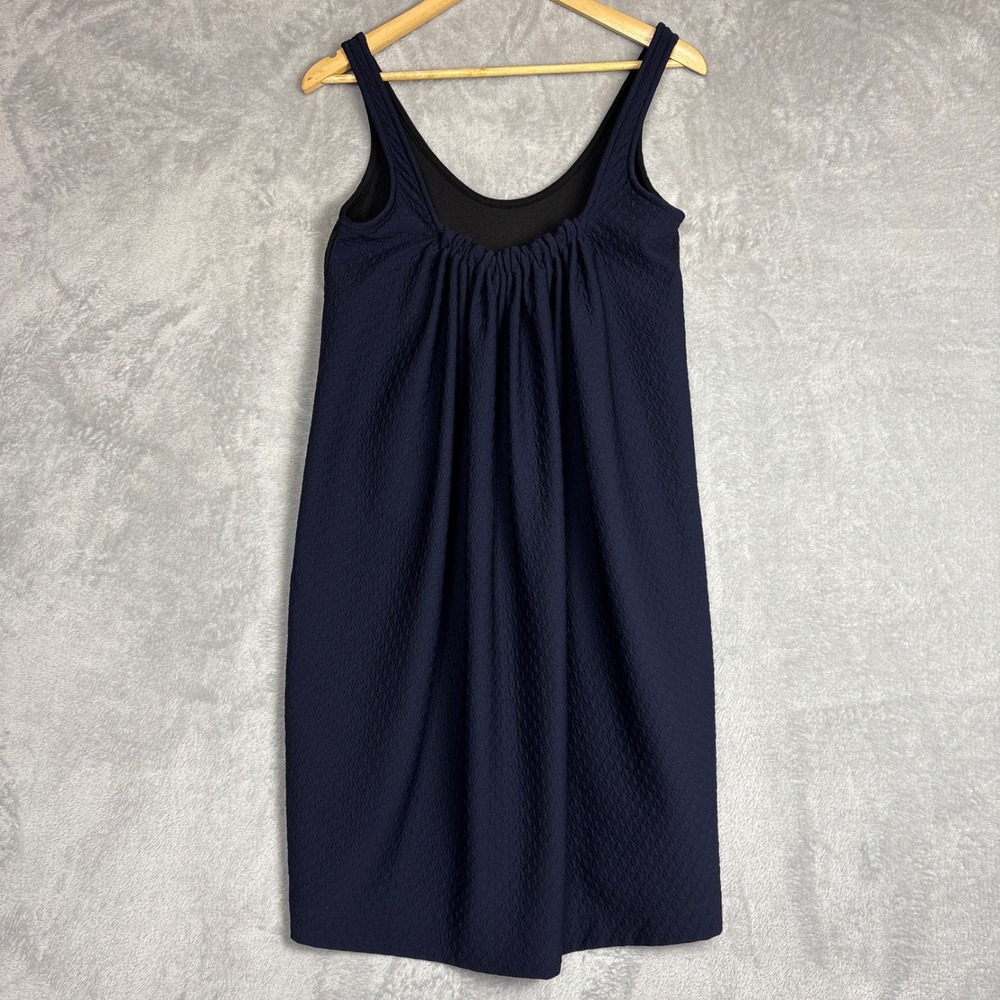 Maeve Anthropology Bubble Dress Navy Black Colour Block Sleeveless Midi Small - Picture 2 of 6